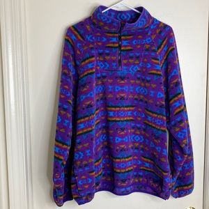 AE American Eagle Outfitters Vintage Fleece Sweatshirt Top Jacket Large